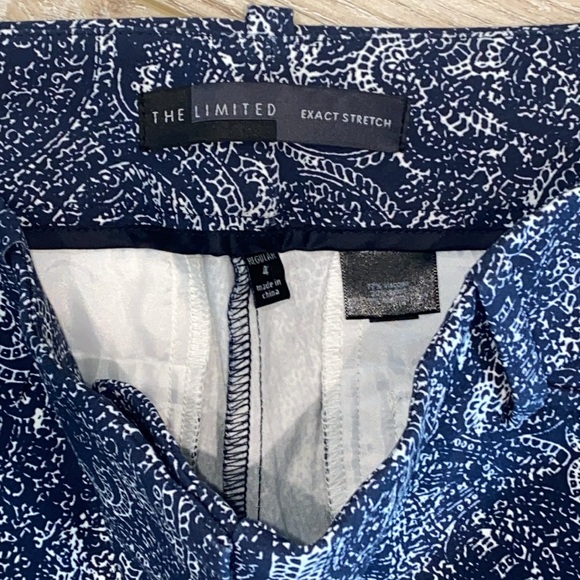 The Limited Paisley Exact Stretch Pants 4 - Picture 2 of 5